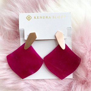 Kendra Scott Rose Gold Astoria Purple Earrings
